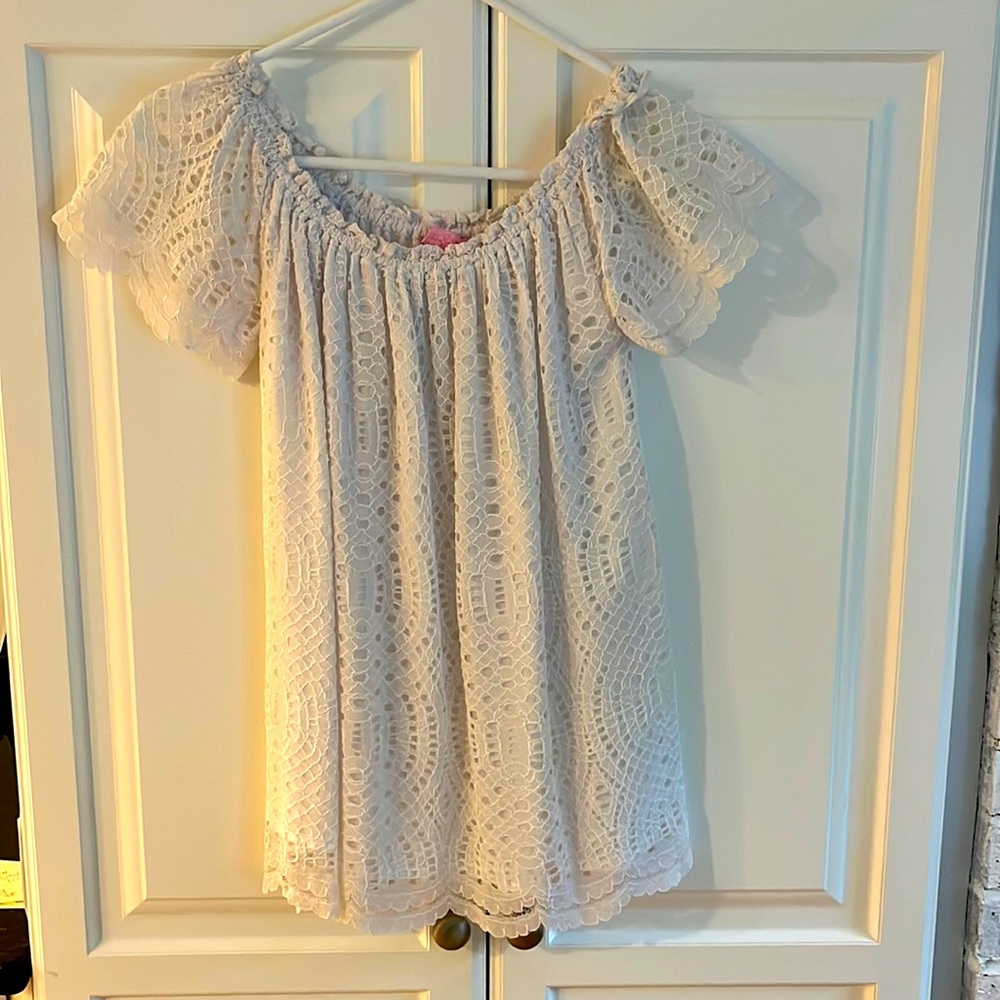 Lilly Pulitzer white Eyelet top, size small